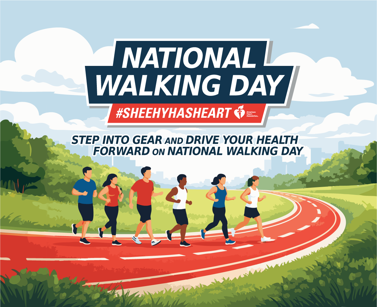 National Walking Day Banner